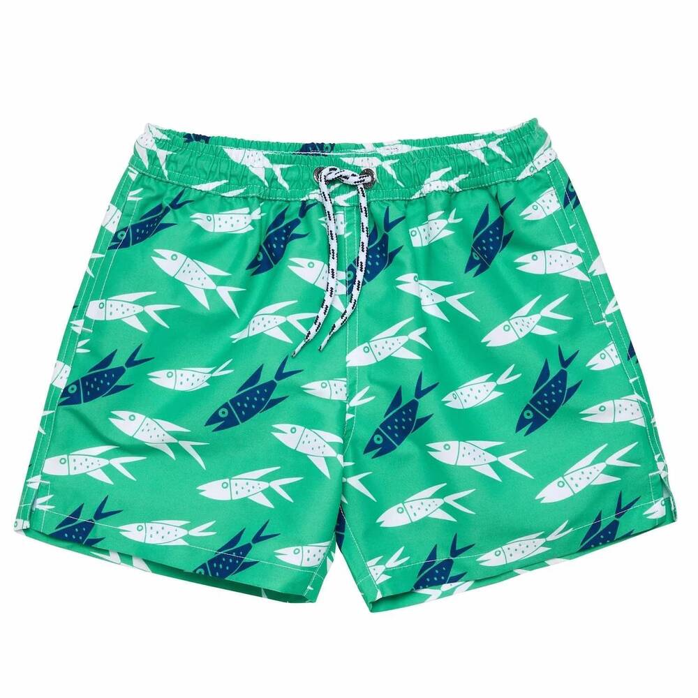 NEW SNAPPER ROCK boy's off the hook swim shorts in green